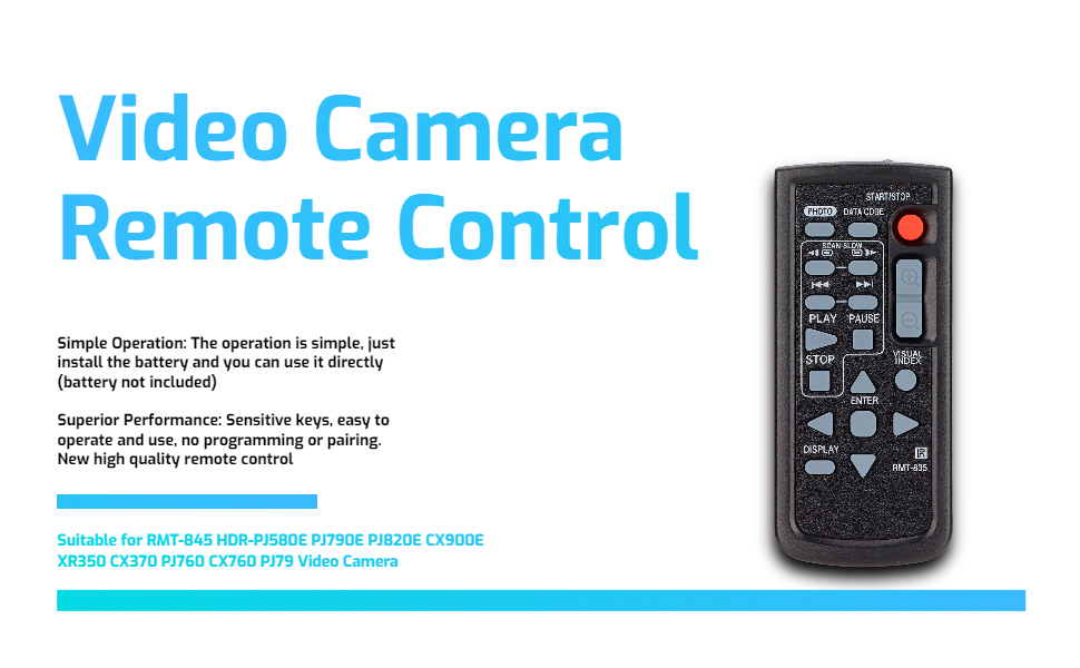 Amazon | RMT‑835リモート ソニー用ビデオカメラ交換用リモコン