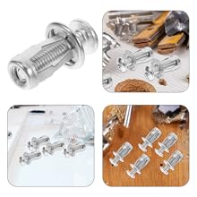 Veemoon 20pcs Hollow Door Fastener Kit Stainless Steel