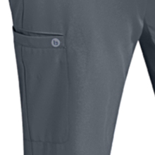 Side cargo pant shown on Barco One 5206 women's scrub set