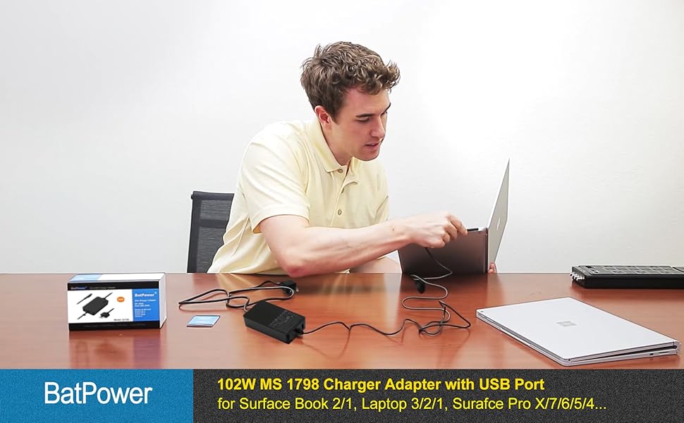 102W Surface Book 2 Charger 