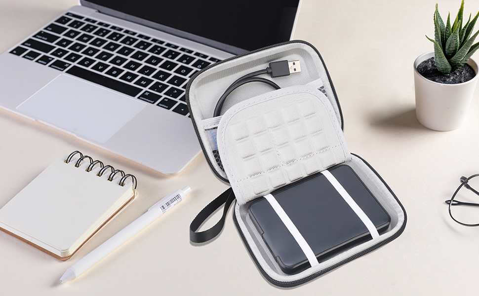 Lacdo Hard Drive Carrying Case for Seagate Portable/Seagate