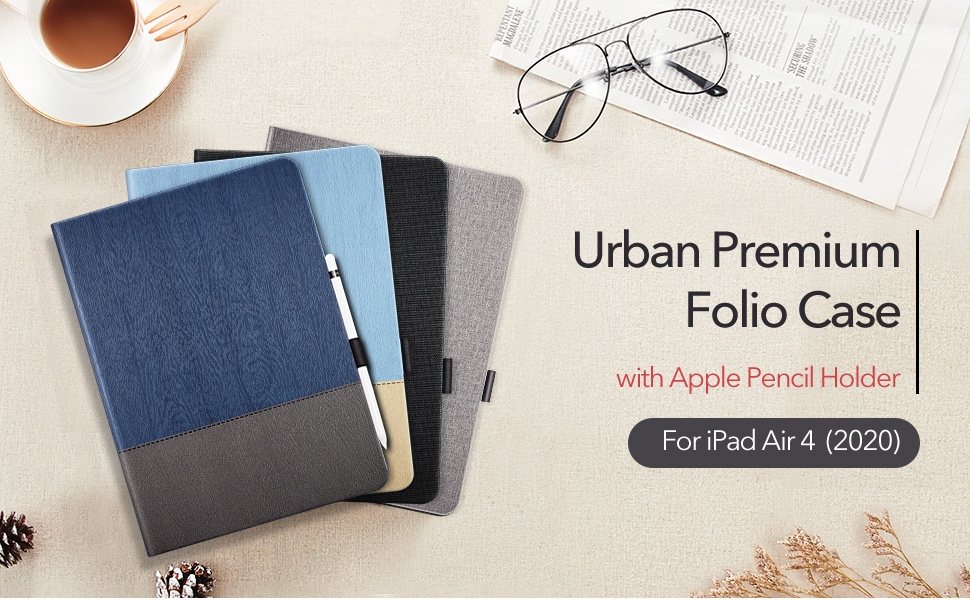 ESR Folio Case for iPad Air 4 (2020) 10.9Inch [Book Cover Design
