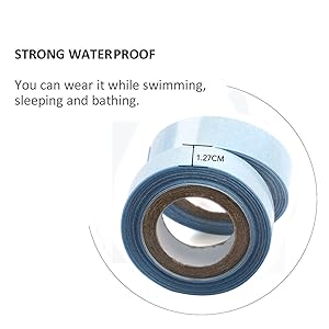 Lace Front Tape--Blue Color 1.27 CM(1/2") x 3 Yards