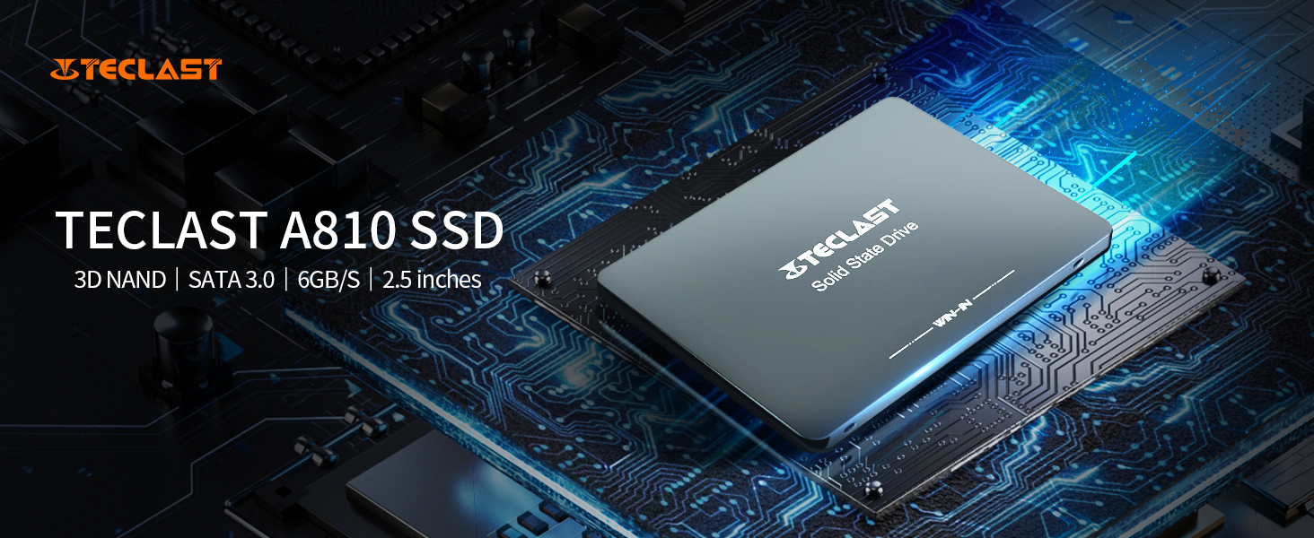 【SSD 1TB】TECLAST A810 2.5 SATA TECLAST 1TB SSD SATA III 6Gb/s 2.5
