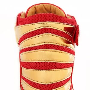 Amazon.com | Negash Mens Amun Ra Red Sneakers High Top Chukka