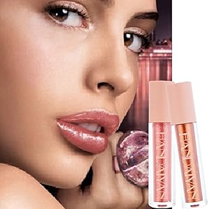 Lip Gloss  Metal Glitter liquid lipstick Shimmer Lip Gloss Waterproof Lip Gloss Moisturizing