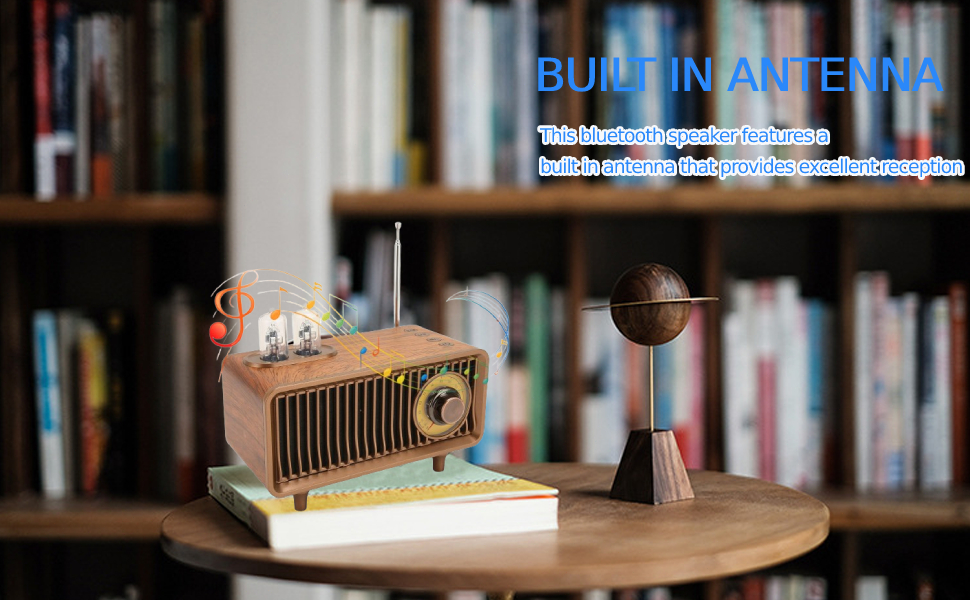 Amazon.co.jp: 木製レトロFMラジオ、ヴィンテージラジオレトロ