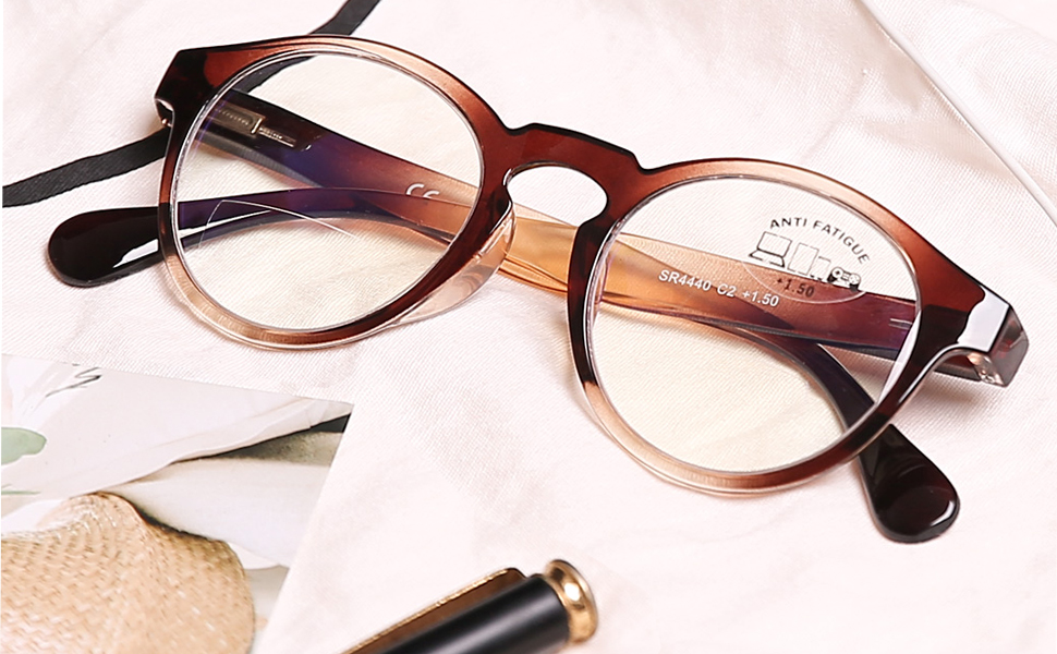 AQWANO 3Pack Bifocal Computer Reading Glasses Blue Light