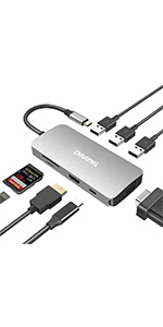 usb c hub hdmi vga