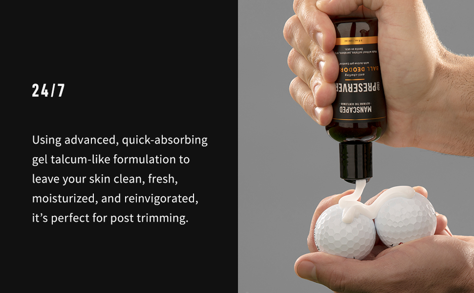 MANSCAPED Men's Ball Deodorant, Male Care Hygiene