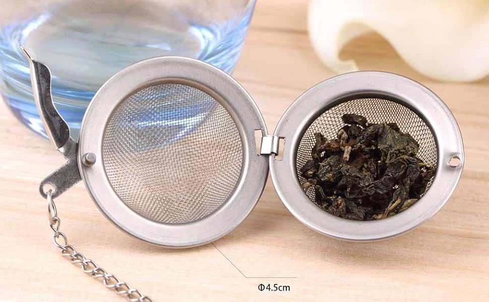 MAYUMI Stainless Steel Green Tea Ball Infuser 5.0 cm for Green Tea, Loose Leaf Tea & Tea