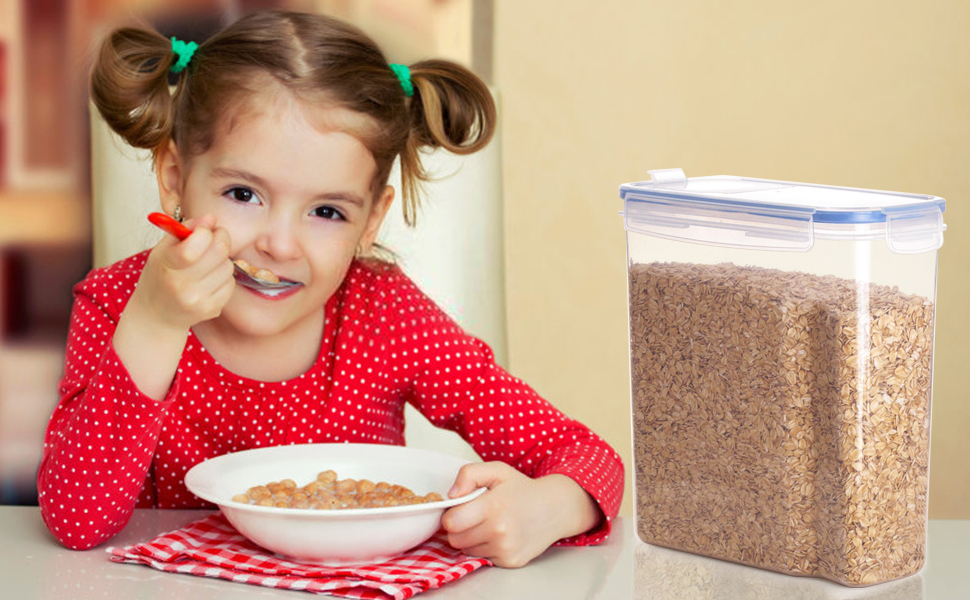 EXTRA LARGE Cereal Container, EAGMAK Airtight Dry Food