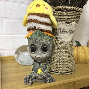 AnxunJim Aquarium Groot Air Bubbler Decorations Fish Tank Air Stone Set