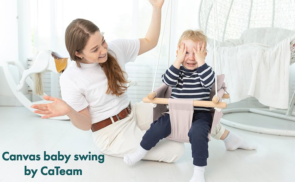 Canvas Baby Swing by Cateam - 3 canvas baby swing