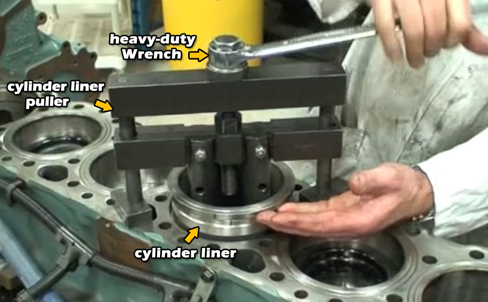 Universal Cylinder Liner Puller Assembly Fits for Mack