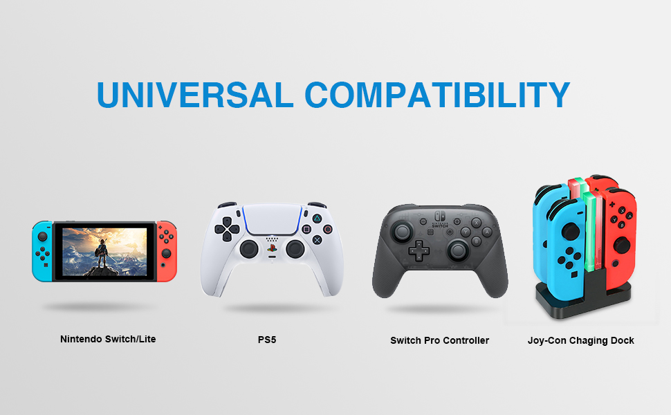 6amLifestyle Charger Cable for Nintendo Switch and Switch