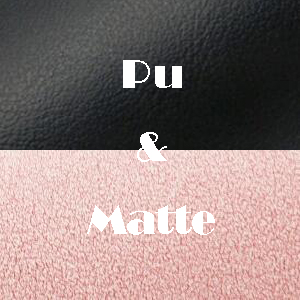 pu leather matte leather steering wheel cover pink