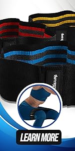 Hip circle slingshot booty bands soft fabric non-slip band glute activation develop