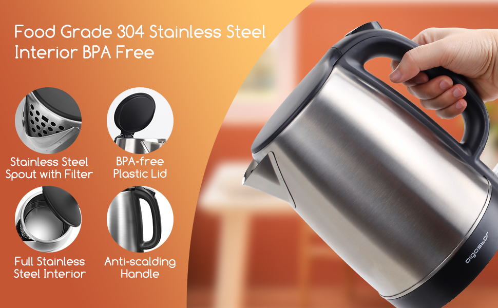 Wasserkocher Edelstahl