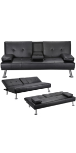 Yaheetech Convertible Sofa Bed