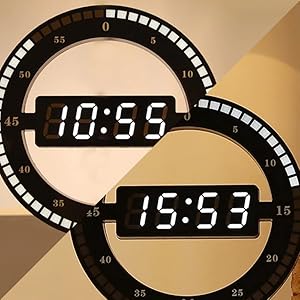 LEDデジタル時計 壁掛け時計 置き時計自動輝度調整12H/24H時間表示モード Amazon.co.jp: VANGOOD LEDデジタル時計 壁掛け時計 置き時計