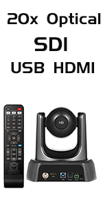 20 optical conference camera with hdmi sdi and usb