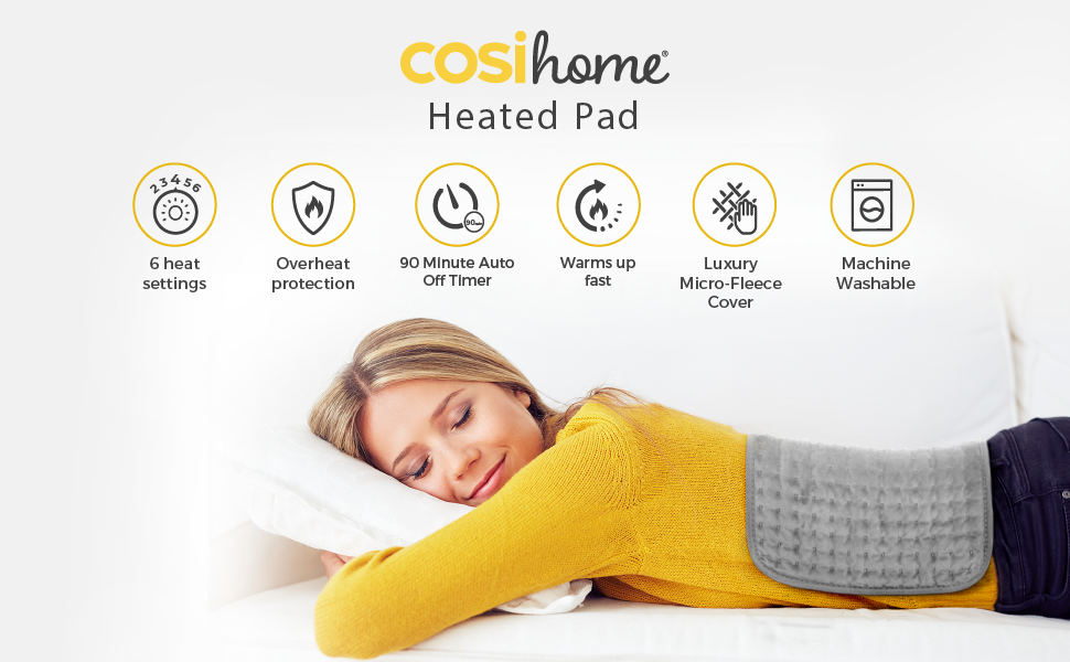 Heat Pad by Cosi Home® Luxury Electric Heating Pad ExtraLarge