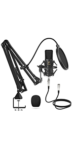 XLR condenser microphone