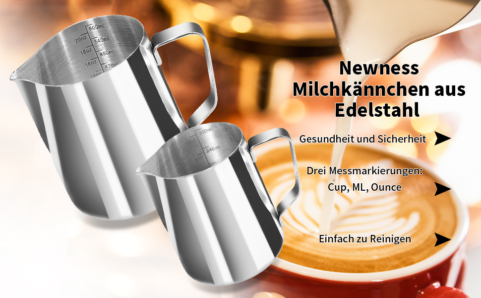 Newness Milk Frothing Pitcher