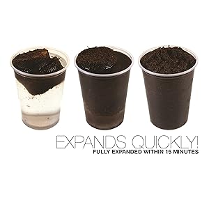 coco disks expanding in water