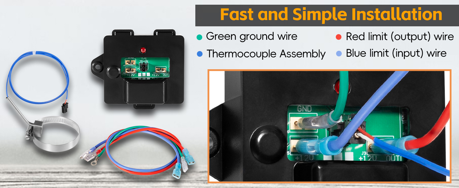 637360 Temp Monitor Control Kit Compatible with Norcold