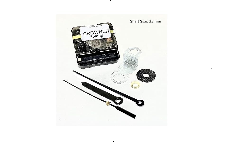 Buy Dildeal Original Quartz Wall Clock Sweep Movement Machine, No