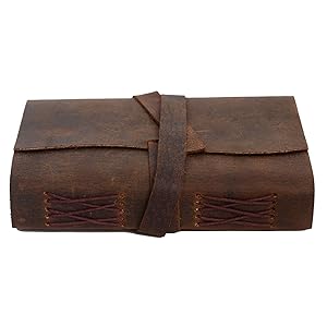 Leather Journal Writing Notebook Antique Handmade Leather Bound Notepad SPN-JGS