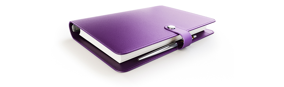 LUX productivity planner journal diary compact filofax diary motivation notebook notepad