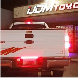 iJDMTOY 17-Inch Trunk Tailgate Red LED Tail/Brake Light Bar Compatible w/ Ford GMC Chevy, etc Truck
