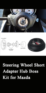 Steering Wheel Short Adapter Hub Boss Kit for Mazda