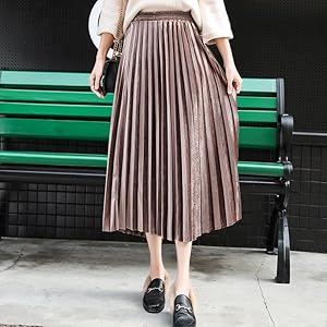 ブラウン　茶 ロング スカート ボトムス