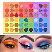 Splashy Candies Lidschatten-Palette 54 Farben Metallic Shimmer Matte Hochpigmentiertes Lidschatten