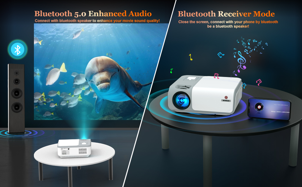 bluetooth projector