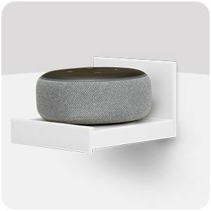Screwless 4" Universal Shelf for Cloud Security Camera, Baby Monitor, Small Speakers, Electronic