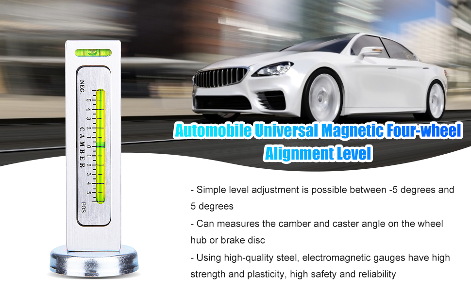 Alignment Camber Gauge, Universal Adjustable Car Wheel