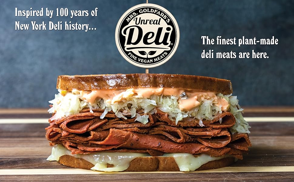 Unreal Corned Beef, Thinsliced, Plantbased Corned Beef, 100 Vegan (2