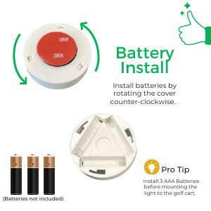 MADSON GOLF Cart LED Battery Installation