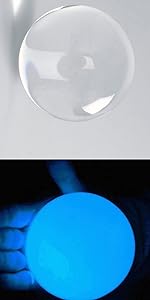 Clear UV Contact Juggling Ball 