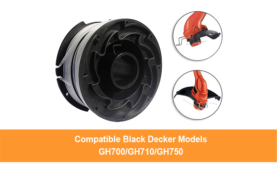 Eyoloty DF065 String Trimmer Spool Compatible with Black