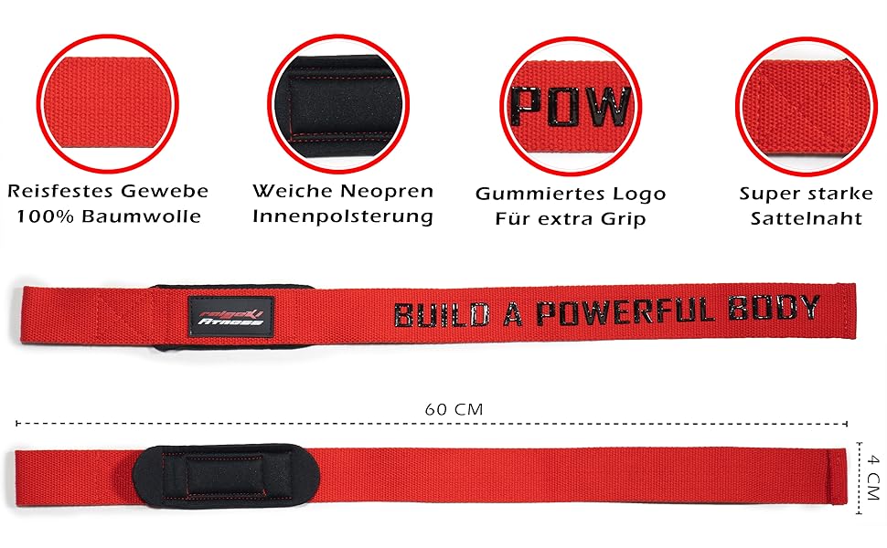 Zughilfen [2er Set] Build a Powerful Body (  Trainingspläne ...