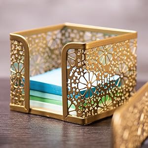 gold desk organizer set for women girls teens home office cubicle dorm bedroom college student