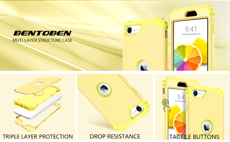 BENTOBEN iPhone SE 2022 Case, iPhone SE 2020 Phone Case