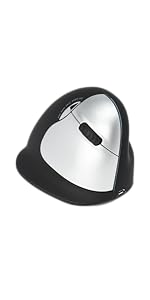 R-Go Ergonomic Mouse, Wired, Wireless, Vertical Mouse, Right-handed, Left Handed, Large, Medium