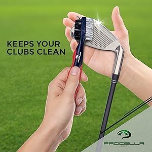 Golf club brush